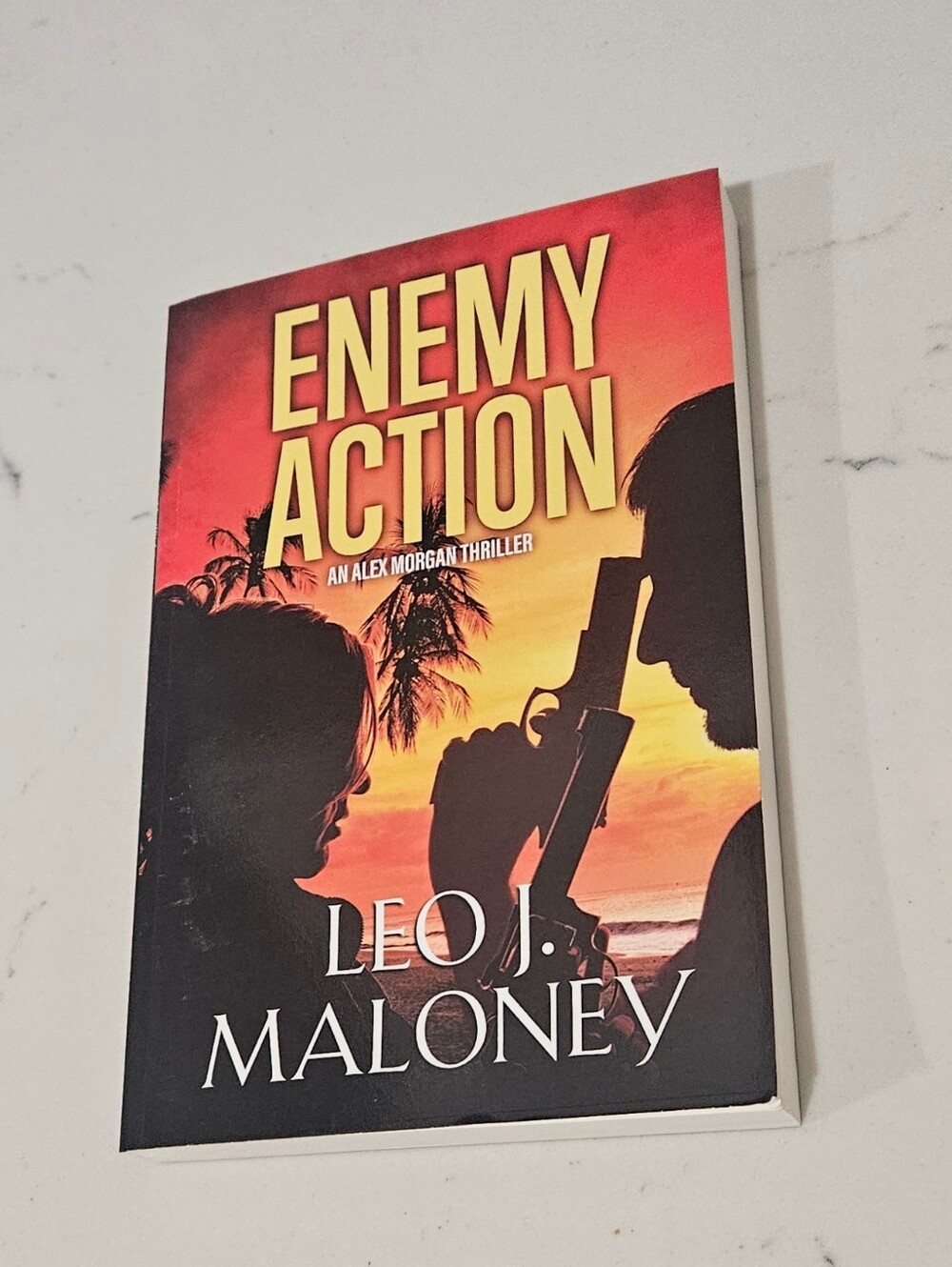 Enemy Action: A Black-Ops Thriller by Leo J. Maloney Paperback Book
